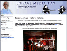 Tablet Screenshot of engagemediation.com